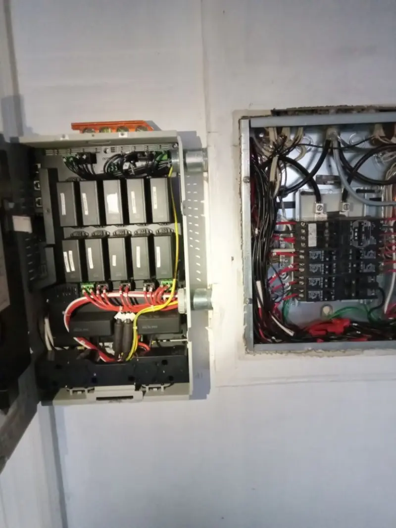 Electrical panel upgrade completed for Commercial Electrician Services in Summit